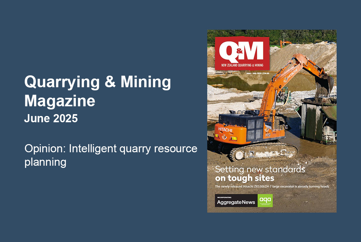 Opinion: Intelligent quarry resource planning