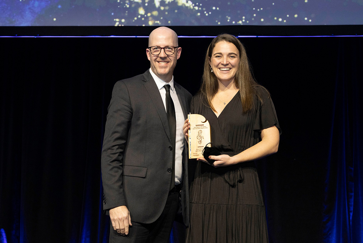 Representative Award at The New Zealand Workplace Health and Safety Awards 2025
